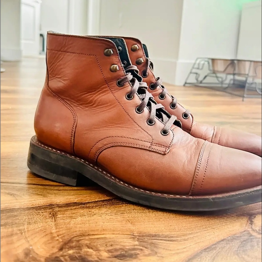 Brown Leather Men's Boots